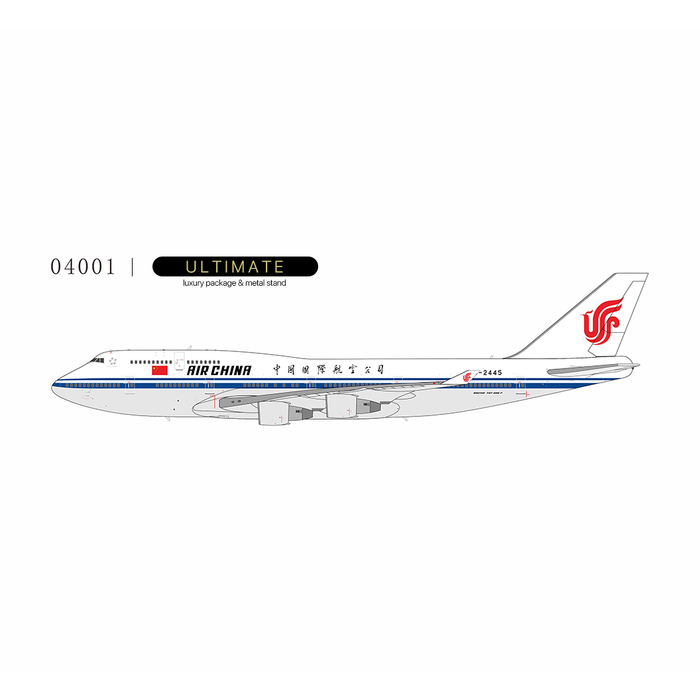 NG04001 | NG Models 1:400 | Boeing 747-400 Air China B-2445 (Farewell flight) (with stand) | is due: July 2025