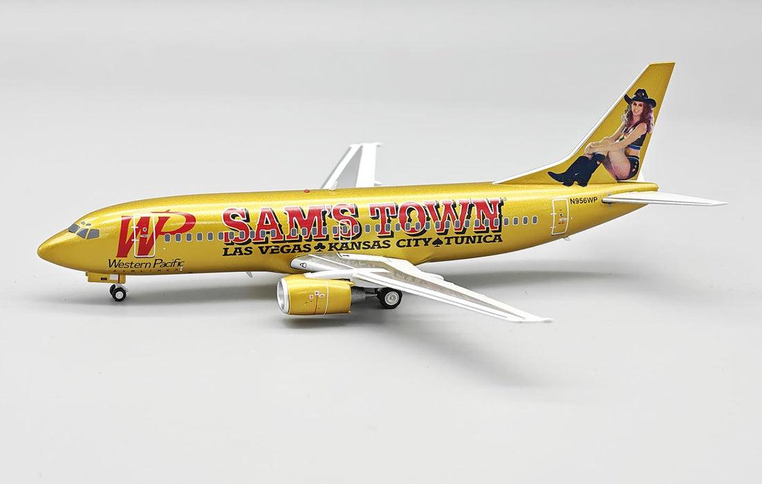 B-733-956 | Blue Box 1:200 | Boeing 737-3Q8 Western Pacific Airlines N956WP with stand | is due October 2025
