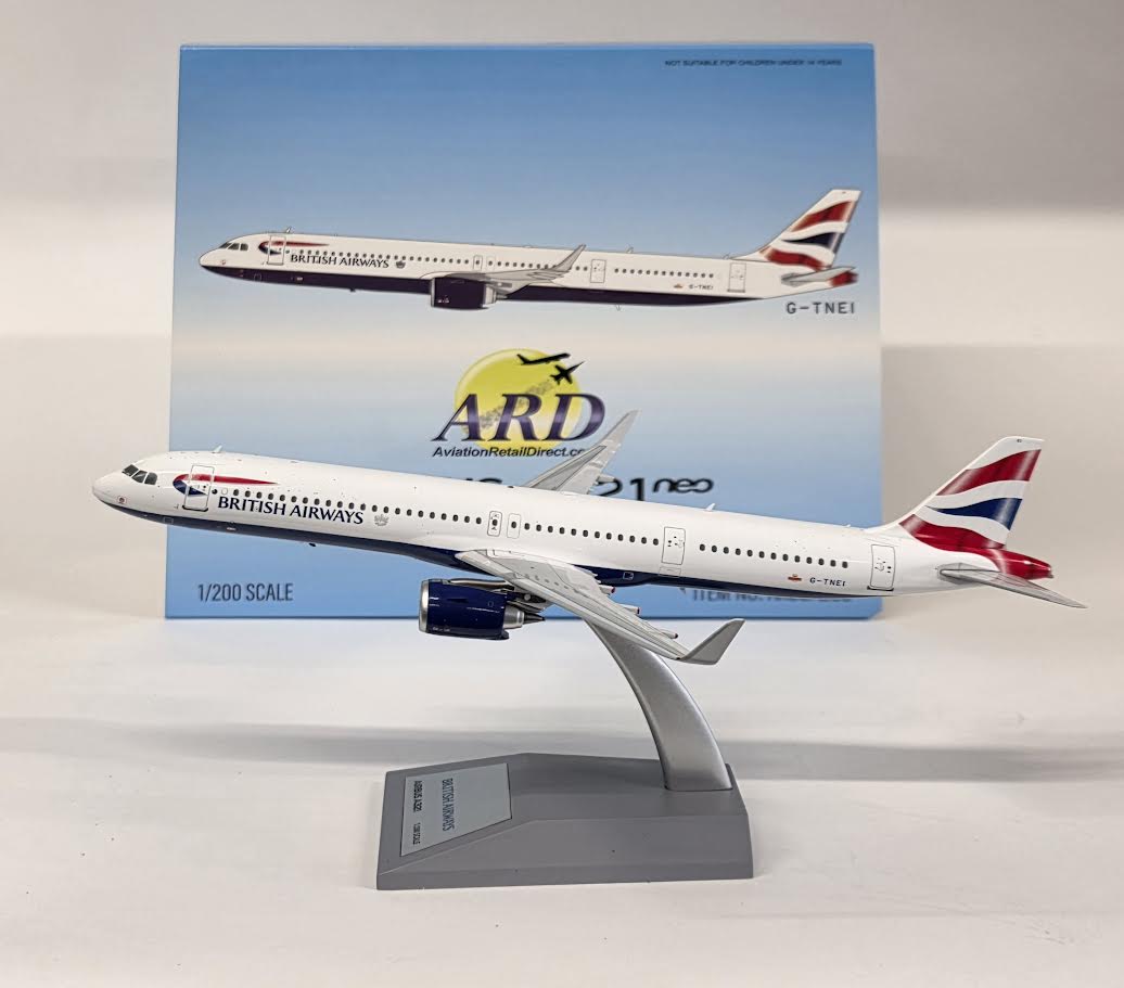 ARDBA208 | ARD Models 1:200 | Airbus A321neo British Airways G-TNEI