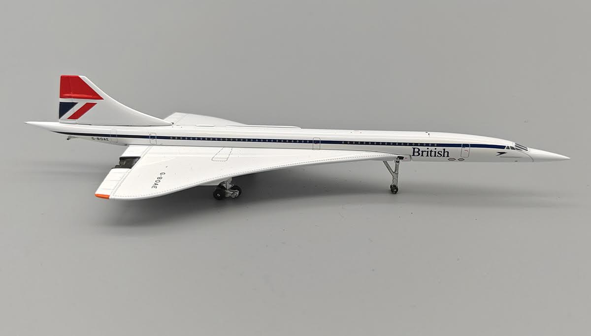 ARD4BA54 | ARD Models 1:400 | BAC/Aerospatiale Concorde, British Airways 'British' titles G-BOAE 'Negus' Livery | is due September 2025