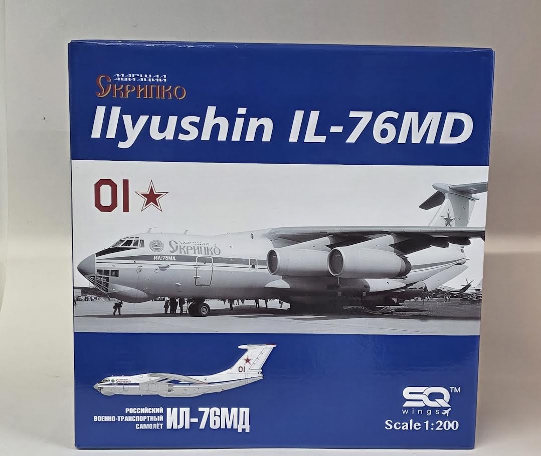 L2095 | SQ Wings 1:200 | Ilyushin IL-76 Russian Air Force Red 01