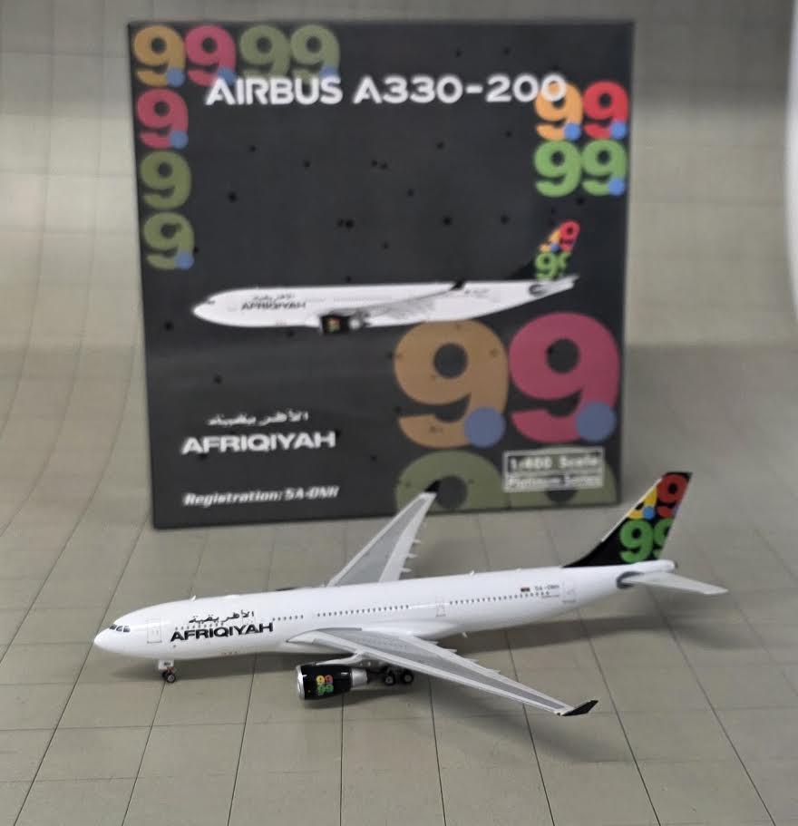 PH12062 | Phoenix 1:400 | Airbus A330-200 Afriqiyah 5A-ONH, Post-2011 flag