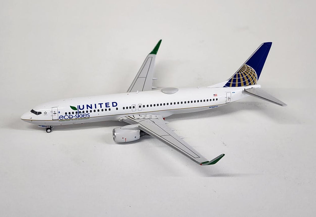 CN76516 | C Models 1:400 | Boeing 737-800, United Airlines 'eco skies' N76516