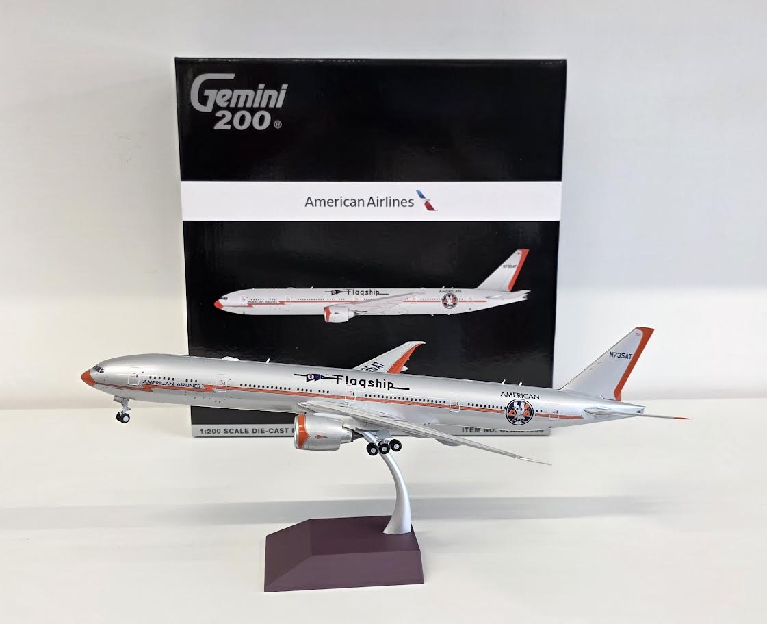 G2AAL1508 | GeminiJets 1:200 | Boeing 777-300ER American Airlines N735AT "Flagship DFW"