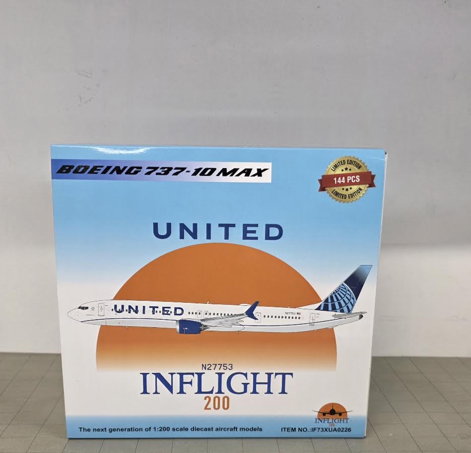 IF73XUA0226 | InFlight200 | Boeing 737-10 MAX United N27753