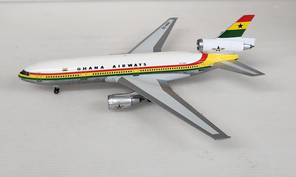 IFDC100413LR | InFlight200 1:200 | McDonnell Douglas DC-10-30 Ghana Airways 9G-ANA (polished) PRE-OWNED