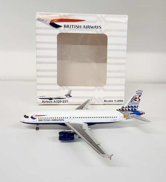 JC2078 | JC Wings 1:200 | Airbus A320 British Airways 'Crossing Borders' **PRE OWNED**