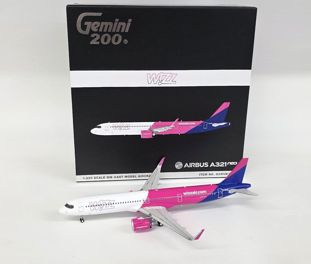 G2WUK1404 | GeminiJets 1:200 | Airbus A321neo Wizz Air UK G-WUNB