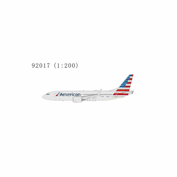 NG92017 | NG Models 1:200 | Boeing 737 MAX 8 American Airlines N306RC (with stand) | is due July 2025