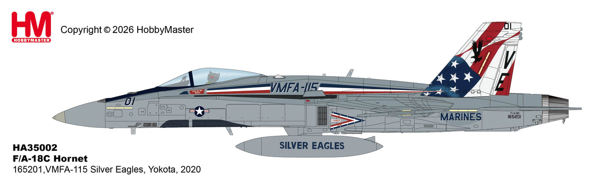 HA35002 Hobby Master 1:72 F/A-18C Hornet diecast model