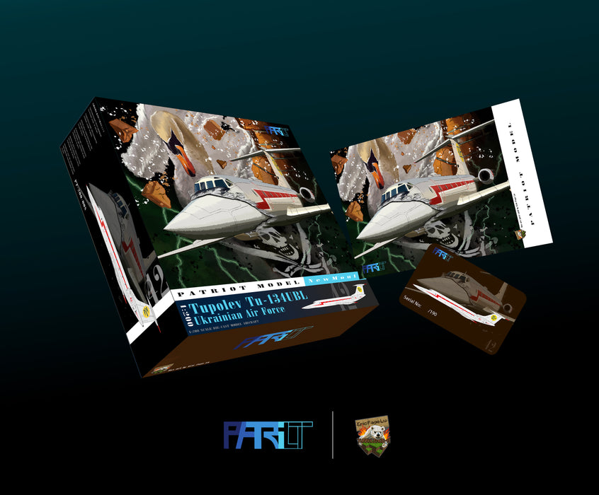 PT-200-008 | Patriot Models 1:400 | Tupolev Tu134UBL Ukrainian Air Force 42 | is due May 2025