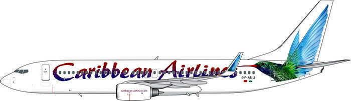PH11507 | Phoenix 1:400 | Boeing 737-800 Caribbean Airlines 9Y-ANU