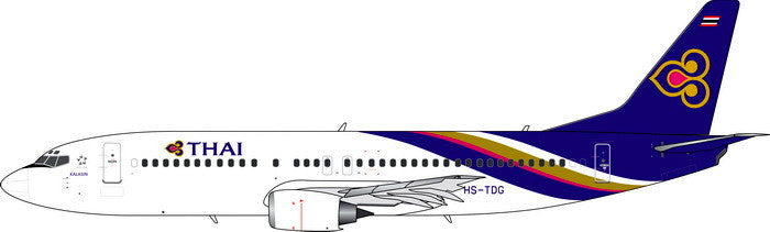 PH11513 | Phoenix 1:400 | Boeing 737-400 Thai Airways HS-TDG (box slightly signs of shelf wear)