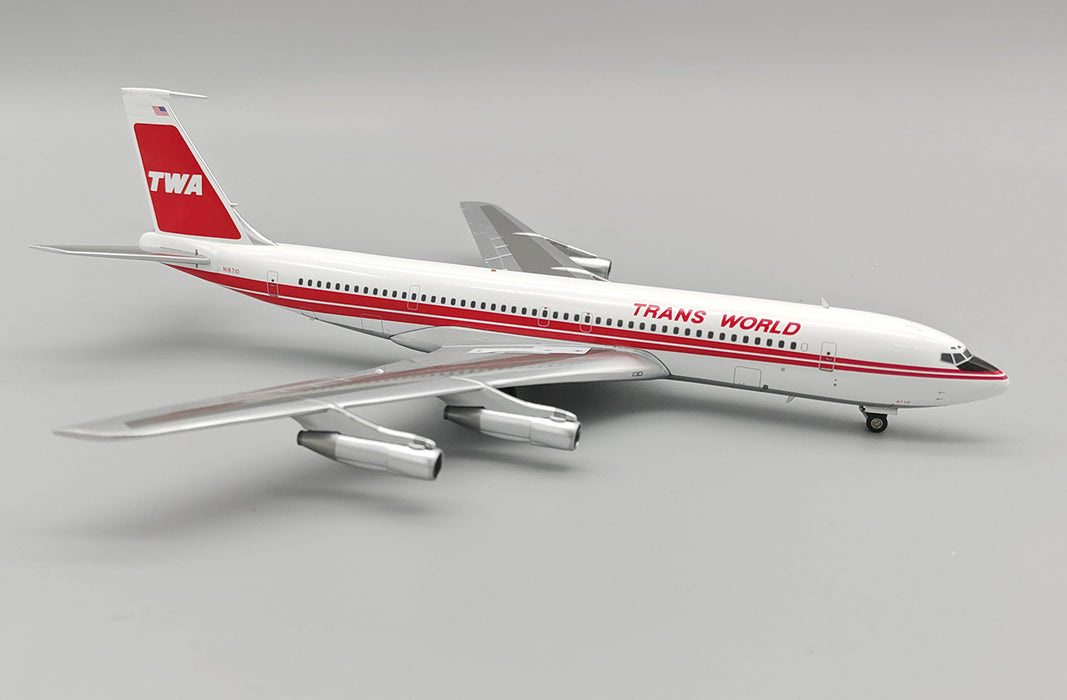 IF707TW0625 | InFlight200 1:200 | Boeing 707-331B, TWA  N18710 with stand | was due May 2025
