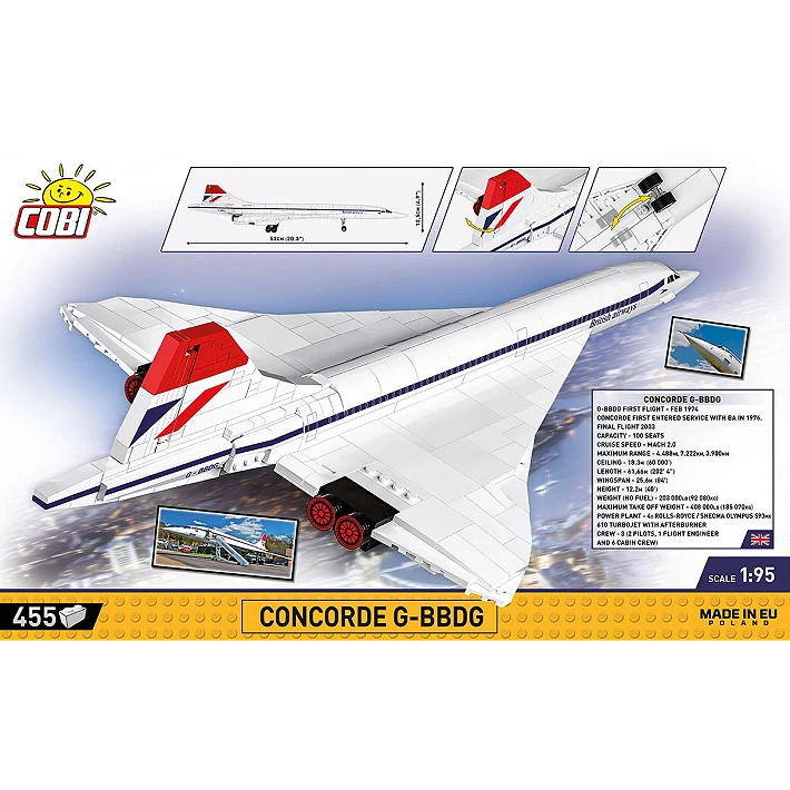 COB1917 | COBI | 1/95 Historical Collection Concorde