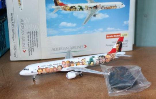 DJAUA007 | Star Jets 1:200 | Airbus A321-100, Austrian Airlines 'Pinzgau-1000 Years' OE-LBB **PRE OWNED**