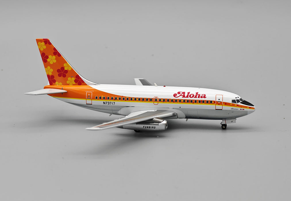 IF731AQO825P | InFlight200 1:200 | Boeing 737-159 Aloha Airlines N73717 Polished with stand | is due July 2025