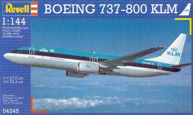 REV04245 | Revell 1:144 | Boeing 737-800, KLM (model kit)