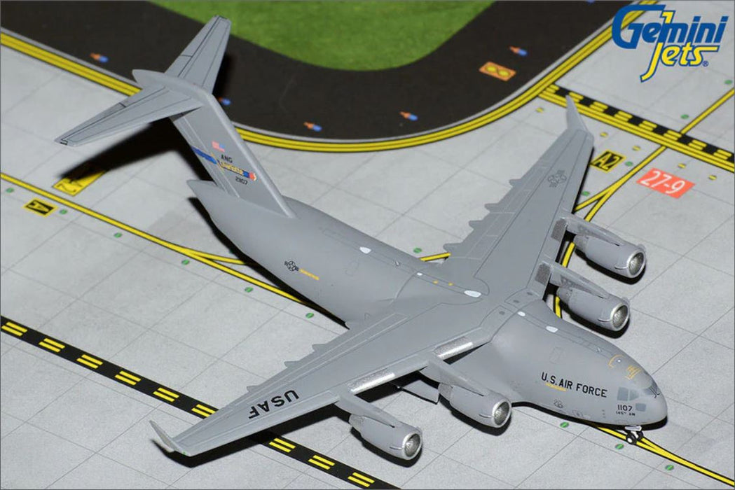 GMUSA137 | Gemini Jets 1:400 1:400 | Boeing C-17 Globemaster III 02-1107 'Charlotte ANG'