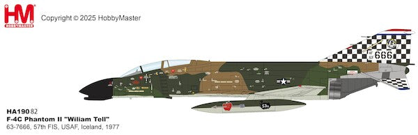 HA19082 | Hobby Master Military 1:72 | F-4C Phantom II Wiliam Tell 63-7666, 57th FIS, USAF, Iceland, 1977 | is due November 2025