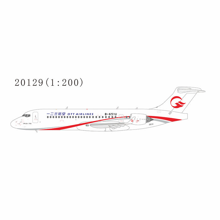 NG20129 | NG Models 1:200 | OTT Airlines C909(ARJ21-700) B-651U