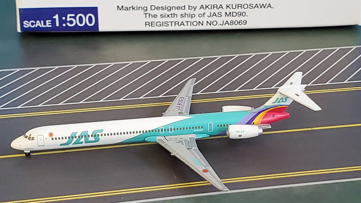 JD51011 | Hogan Die-cast 1:500 | Boeing MD-90 JAS Japan Air Systems JA8069 PRE-OWNED
