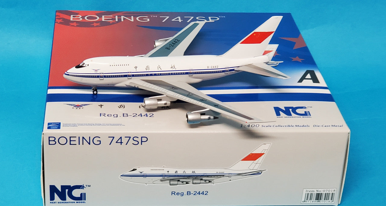 NG07018 | NG Models 1:400 | CAAC Boeing 747SP B-2442