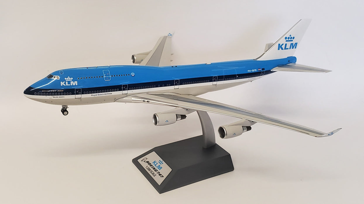 IF744KL0519 | InFlight200 1:200 | Boeing 747-400 KLM PH-BFR (with stand)