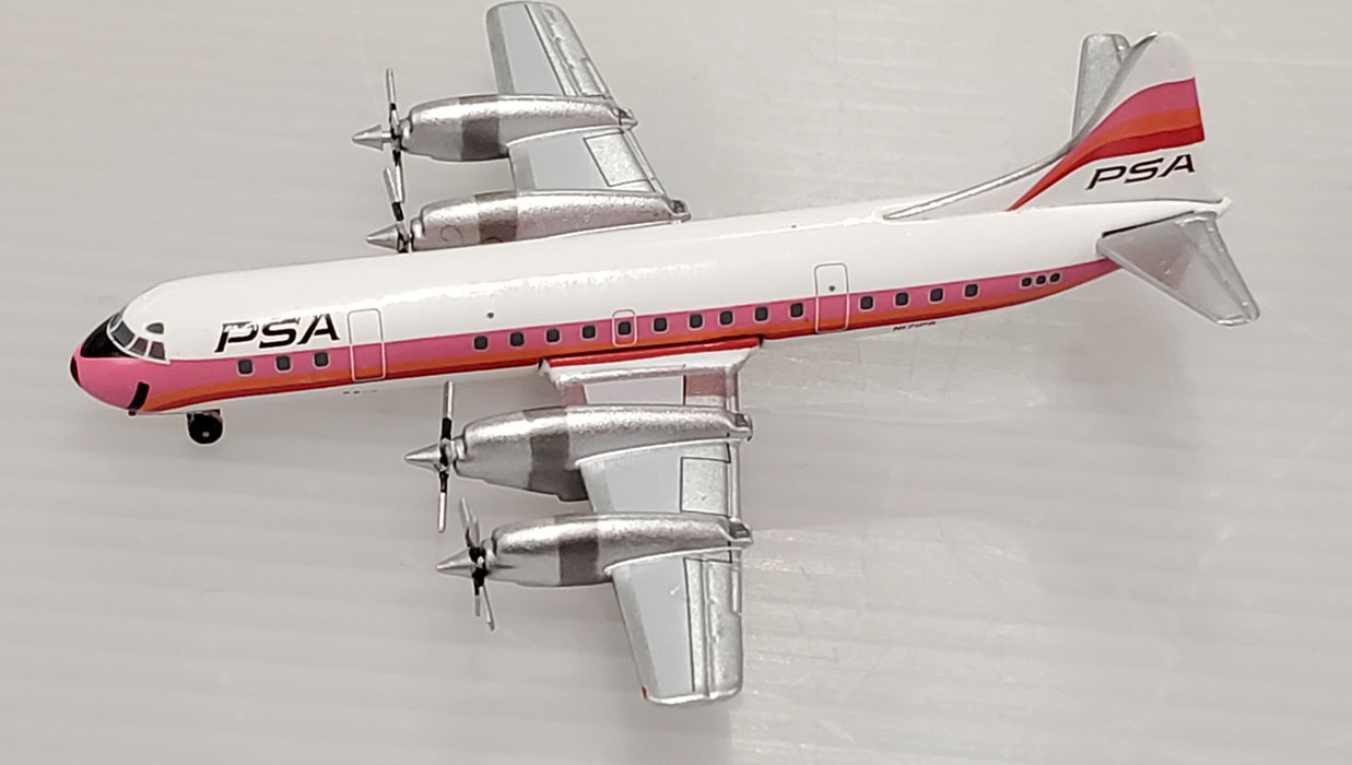 AC411129 | Aero Classics 1:400 | Lockheed L-188 PSA (Pink) N171PS