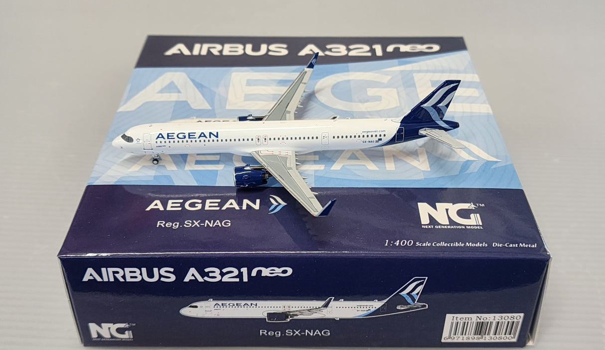 NG13080 | NG Models 1:400 | Airbus A321neo Aegean Airlines SX-NAG
