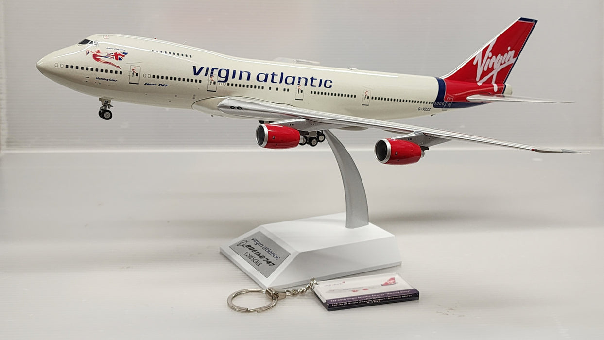 JF-747-2-035 | JFox Models 1:200 | Boeing 747-291B Virgin Atlantic Airways G-VZZZ (with stand)
