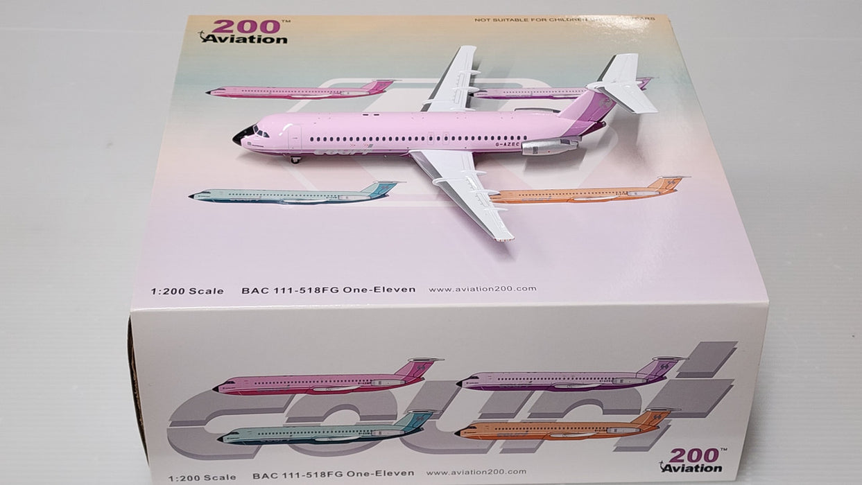 AV2111010 | Aviation 200 1:200 | British Aerospace BAC-111-518FG One-Eleven Court Line Purple G-AZEC