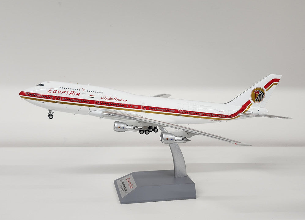 IF743MS0122 | InFlight200 1:200 | Boeing 747-366M EgyptAir SU-GAM (with stand)