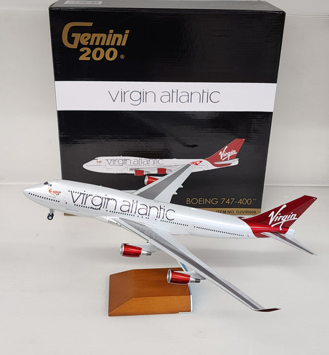 G2VIR608 | Gemini200 1:200 | Boeing 747-400 Virgin Atlantic G-VXLG, 'Ruby Tuesday'