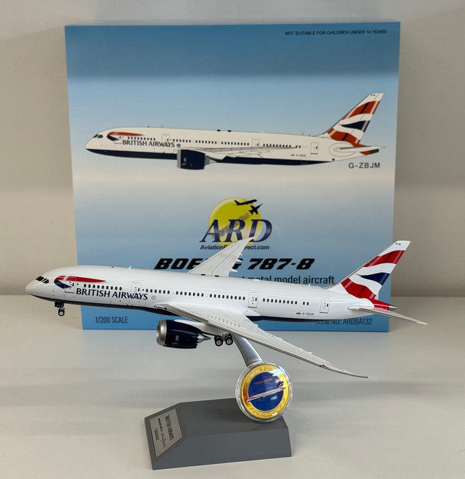 ARDBA132 | ARD Models 1:200 | Boeing 787-8 Dreamliner | British Airways G-ZBJM