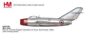 HA2418B | Hobby Master Military 1:72 | MiG-15bis No.25, Chinese People’s Volunteers Air Force, North Korea, 1950s (with climbing ladder) | is due November 2025