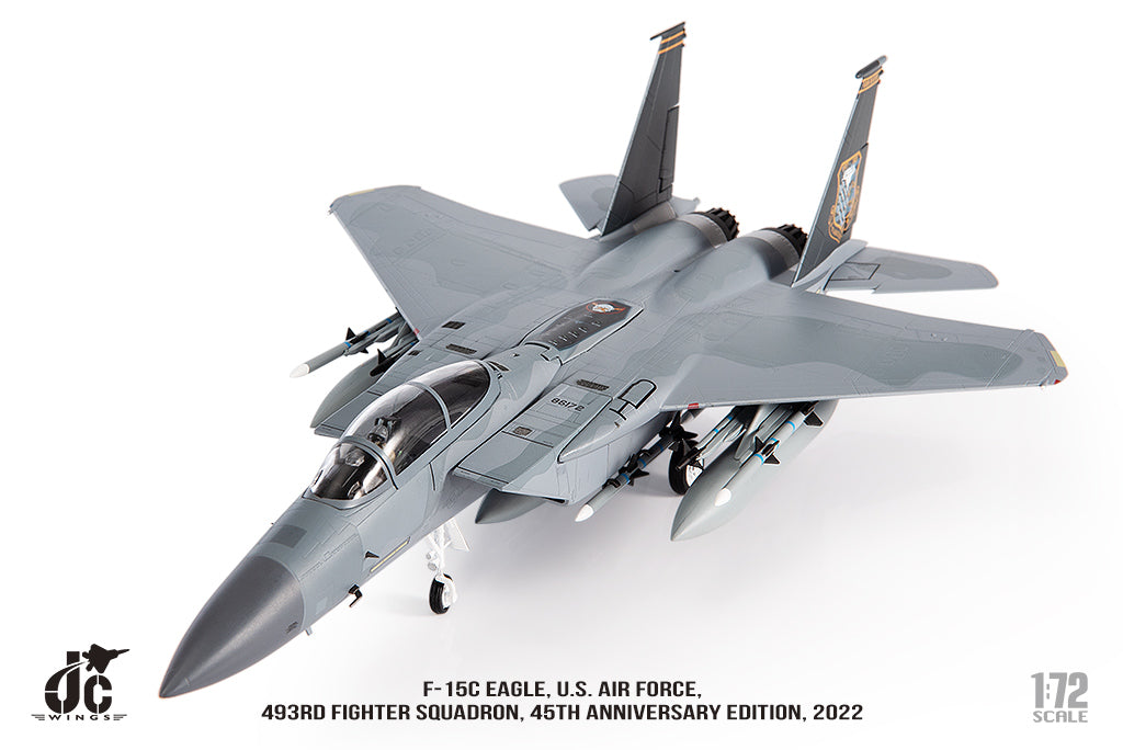 JCW-72-F15-023 | JC Wings Military 1:72 | McDonnell Douglas F-15C Eagle, USAF 48th FW, 493rd FS 'Grim Reapers', RAF Lakenheath, UK 'F-15 in Europe 45th anniversary 2022'