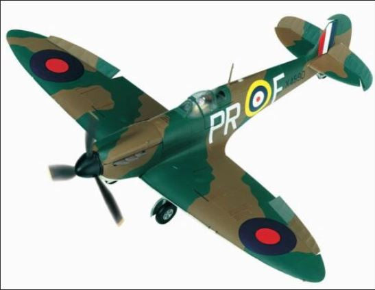 AA33901 | Corgi 1:32 | Supermarine Spitfire Mk IA Royal Air Force X4590/PR-F No609 Squadron