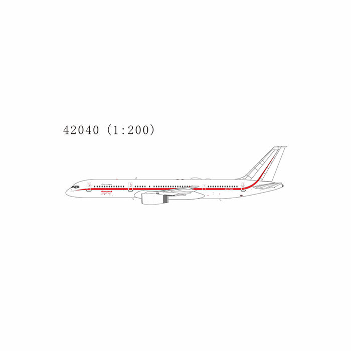 NG42040 | NG Models 1:200 | Honeywell Aviation Services 757-200 N757HW (old livery; with test engine RB11) (with stand) | is due April 2025