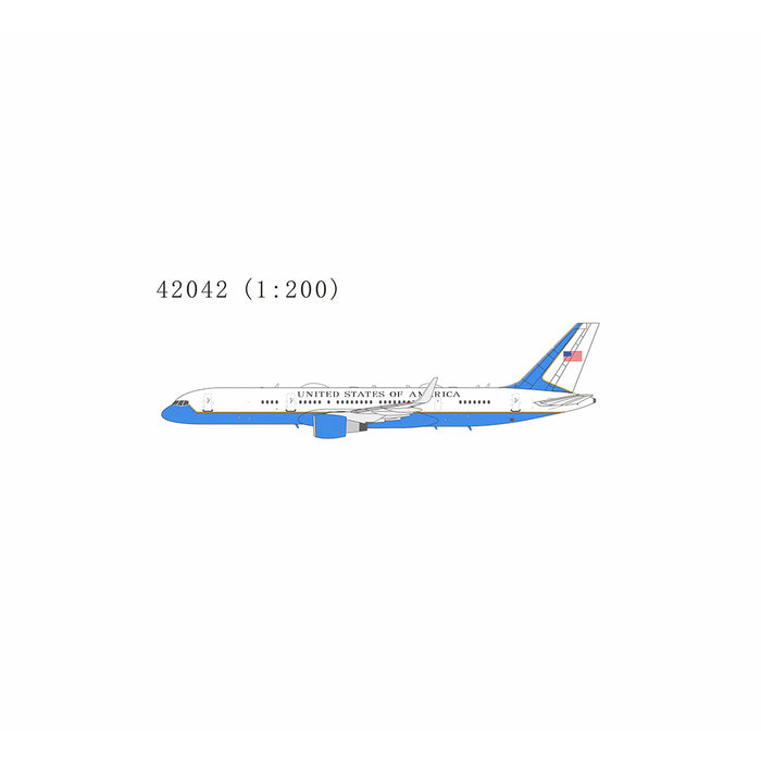 NG42042 | NG Models 1:200 | C-32A (757-200) United States - US Air Force (USAF) 19-0018 (equipped with PW2040 engines) (with stand) | is due October 2025