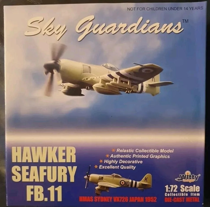 WTW-72-015-002 | Sky Guardians 1:72 | Hawker Sea Fury FB.11 VX726 Royal Australian Navy **PRE OWNED**