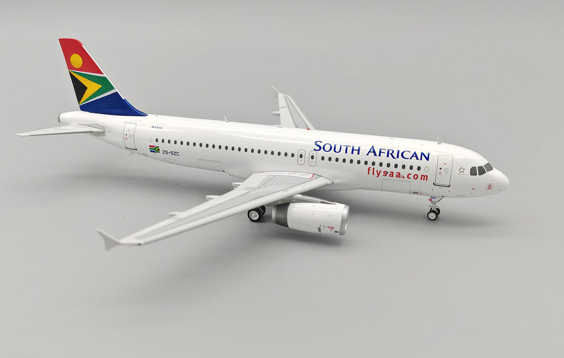 IF320SA0525 | InFlight200 1:200 | Airbus A320-232, South African Airways ZS-SZC with stand| is due July 2025