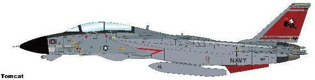 HA5253 | Hobby Master Military 1:72 | F-14D Tomcat US Navy 164603 VF-31 'the last Tomcat cruise'