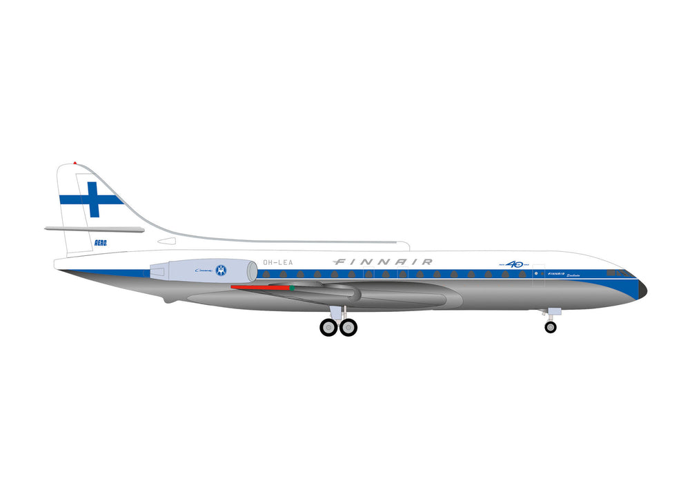 538510 | Herpa Wings 1:500 | Finnair Sud Aviation Caravelle - OH-LEA | is due June 2025