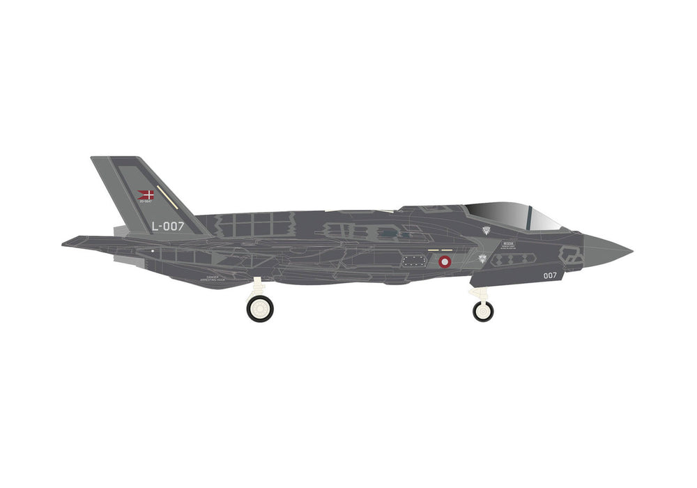573603 | Herpa Military 1:200 | Royal Danish Air Force Lockheed Martin F-35A Lightning II - Eskadrille 727, Skrydstrup AB - L-007 | was due June 2025