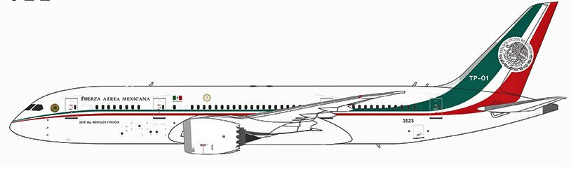 NG59022 | NG Models 1:400 | Boeing 787-8 Mexican Air Force TP-01