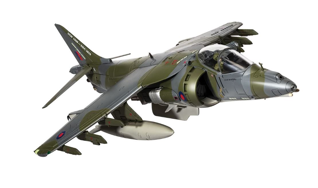 AA29302 | Corgi 1:48 | BAe Harrier GR9A, ZG506/P77 'Ninja 1' , Cottesmore Wing,  RAF Cottesmore, Final Flight Retirement scheme, December 15 2010