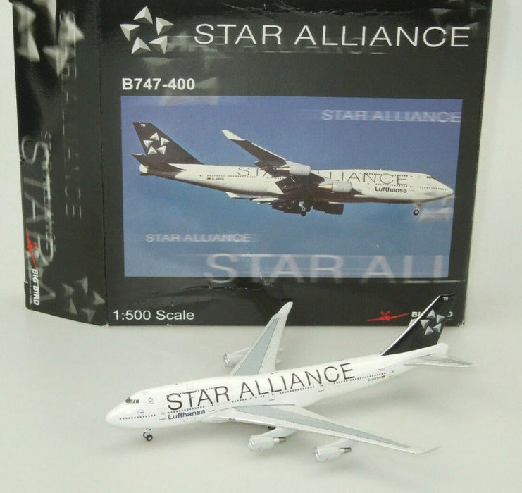 BB5-2003-50 | Big Bird 1:500 | Boeing B747-430 Lufthansa D-ABTH Star Alliance colours named 'Duisburg' **PRE OWNED**
