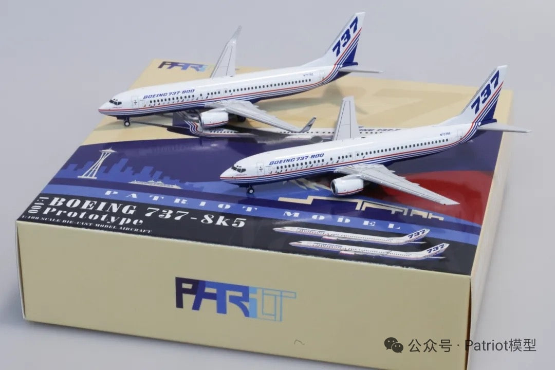 PT-400-033 | Patriot Models 1:400 | Boeing 737-8K5 Prototype Boeing House Colours N737BX | is due September 2026