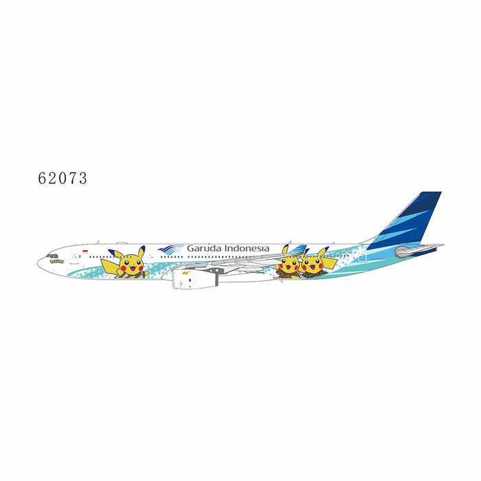 NG62073 | NG Models 1:400 | Airbus A330-300 Garuda Indonesia PK-GPY (Pikachu Jet GA-2) | is due july 2025
